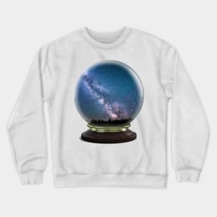 Galaxy in a Globe Crewneck Sweatshirt
